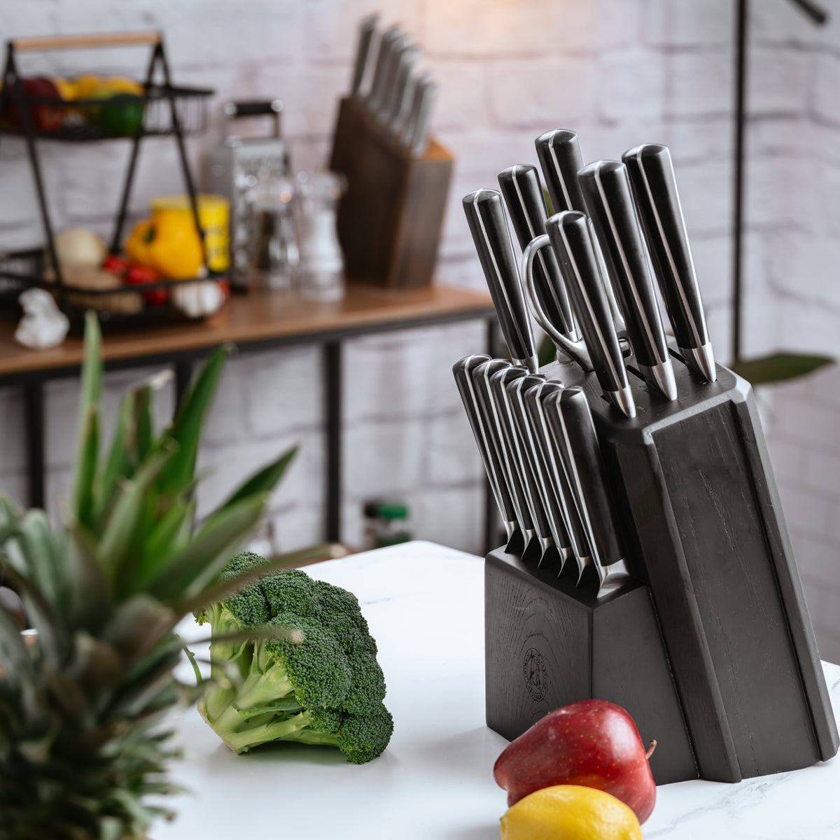 Crosstown, 15-Piece Knife Block Set