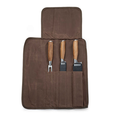 Zebra Wood, 4-Piece Carving Set