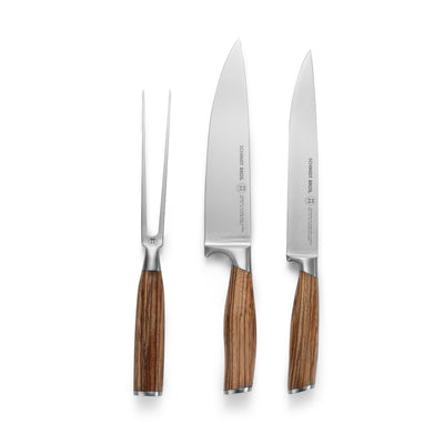 Zebra Wood, 4-Piece Carving Set