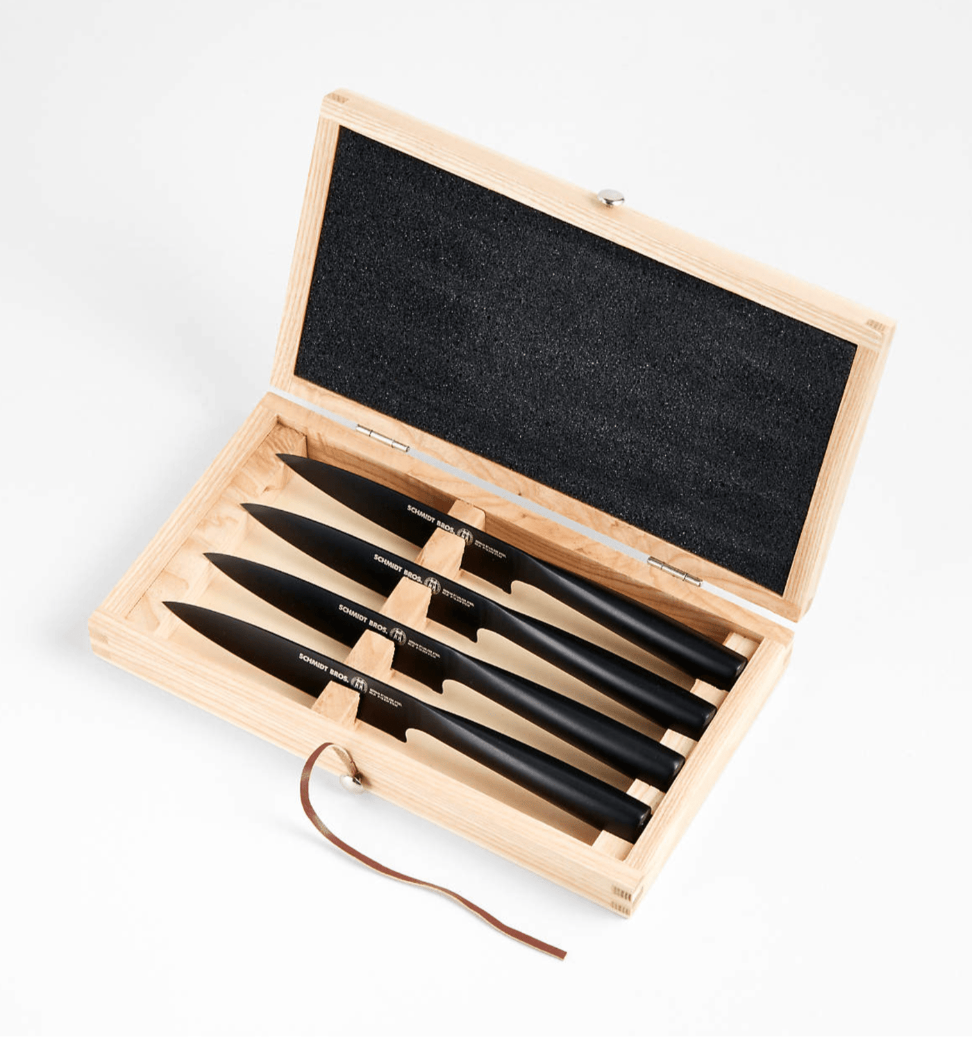 Jet Black, 4-Piece Steak Knife Set