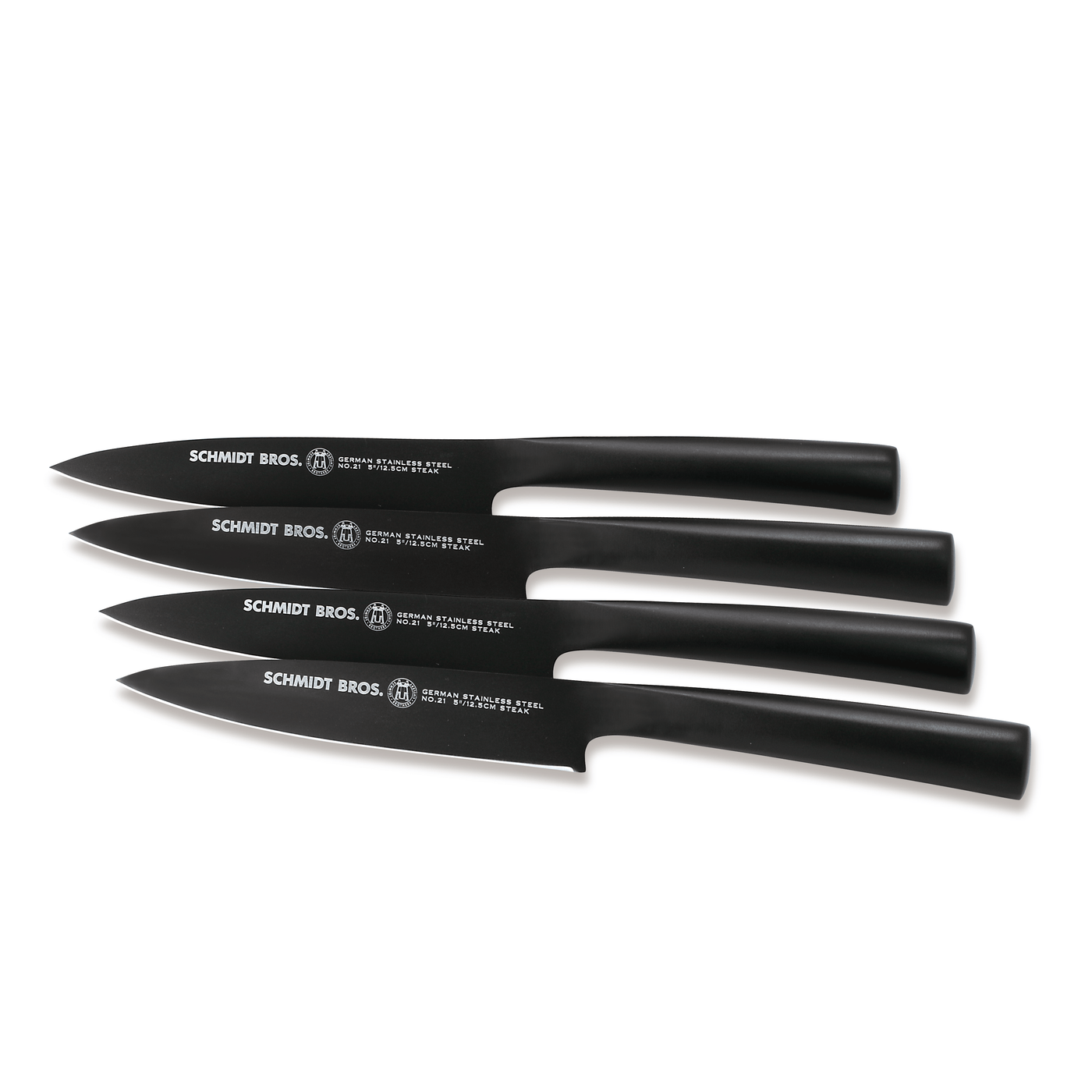 Jet Black, 4-Piece Steak Knife Set