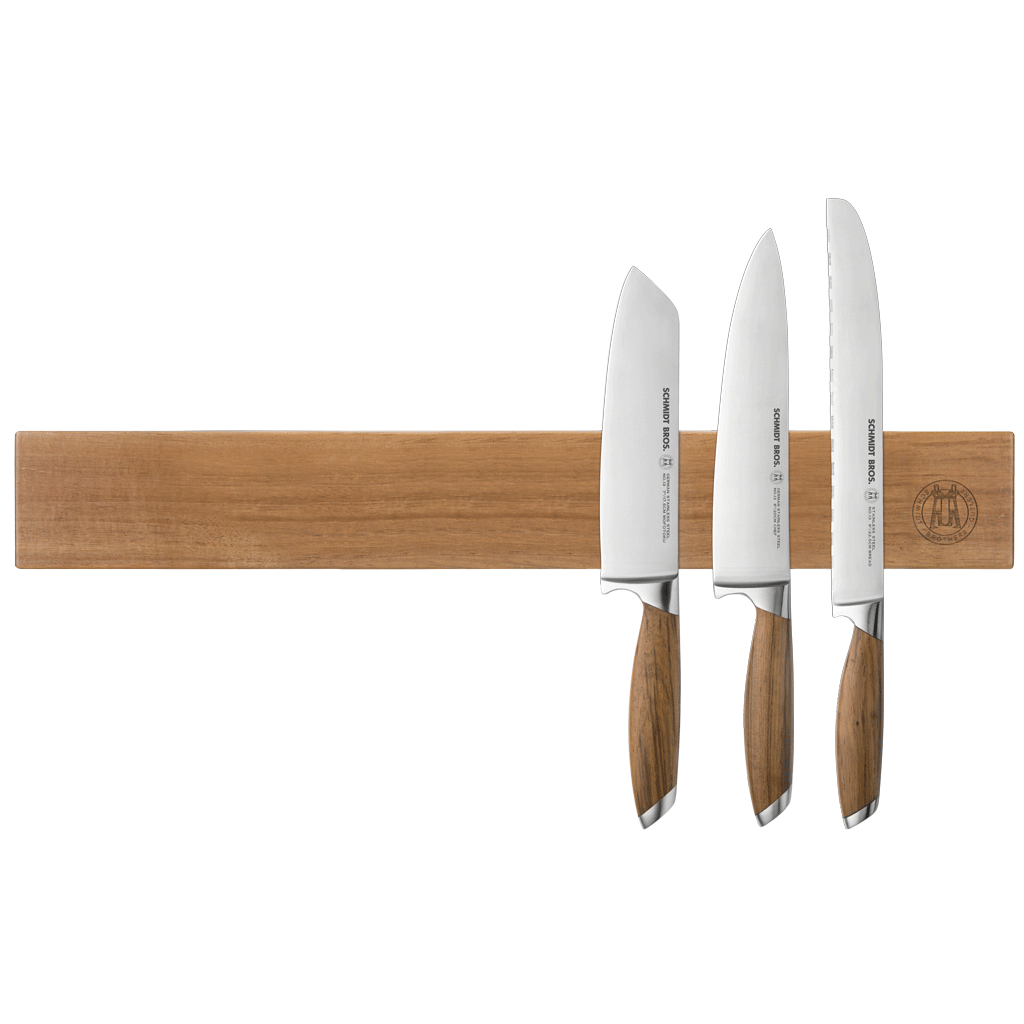 Schmidt Brothers Kitchen Cutlery Acacia 24” Magnet Wall Bar | Holds Up To 16 Kitchen Knives | Shop Now