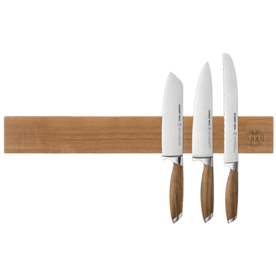 Schmidt Brothers Kitchen Cutlery Acacia 24” Magnet Wall Bar | Holds Up To 16 Kitchen Knives | Shop Now