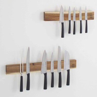 Schmidt Brothers Kitchen Cutlery Magnetic Wall Bar, 18 Inch Length | Stores Up To 10 Knives | Shop Now