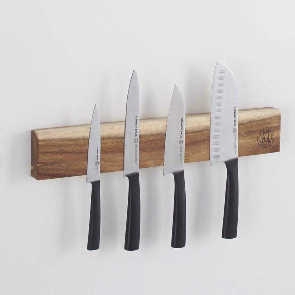 Schmidt Brothers Kitchen Cutlery Magnetic Wall Bar, 18 Inch Length | Stores Up To 10 Knives | Shop Now