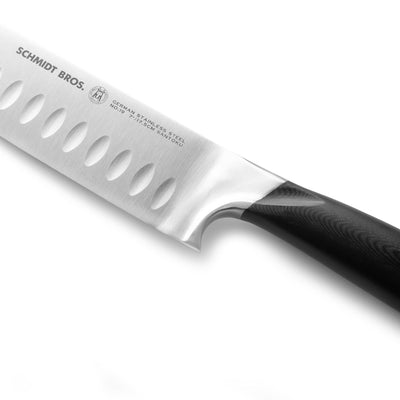 Schmidt Brothers Kitchen Cutlery Schmidt Brothers, Heritage Series, 12-Piece Knife Set, High-Carbon Stainless Steel Cutlery and Acrylic Magnetic Knife Block