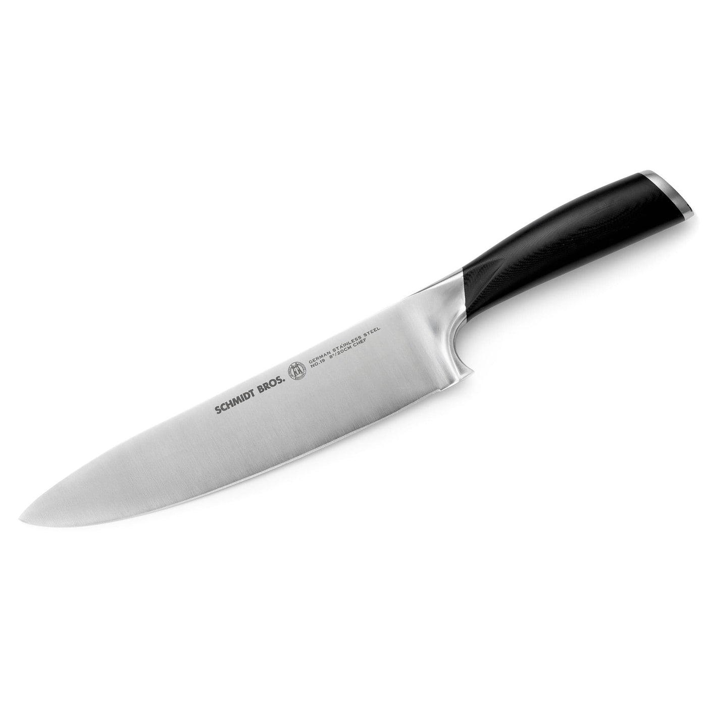 Schmidt Brothers Kitchen Cutlery Schmidt Brothers, Heritage Series, 12-Piece Knife Set, High-Carbon Stainless Steel Cutlery and Acrylic Magnetic Knife Block