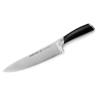 Schmidt Brothers Kitchen Cutlery Schmidt Brothers, Heritage Series, 12-Piece Knife Set, High-Carbon Stainless Steel Cutlery and Acrylic Magnetic Knife Block