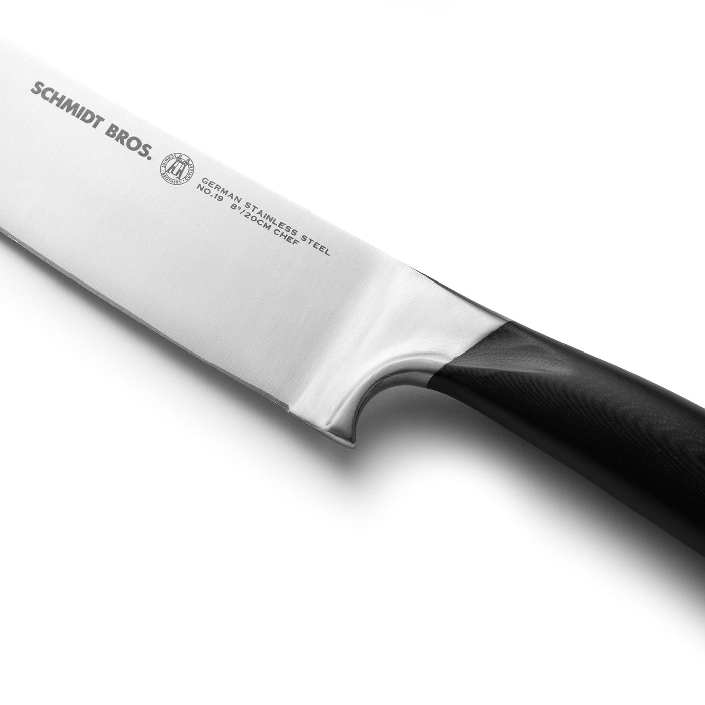 Schmidt Brothers Kitchen Cutlery Schmidt Brothers, Heritage Series, 12-Piece Knife Set, High-Carbon Stainless Steel Cutlery and Acrylic Magnetic Knife Block
